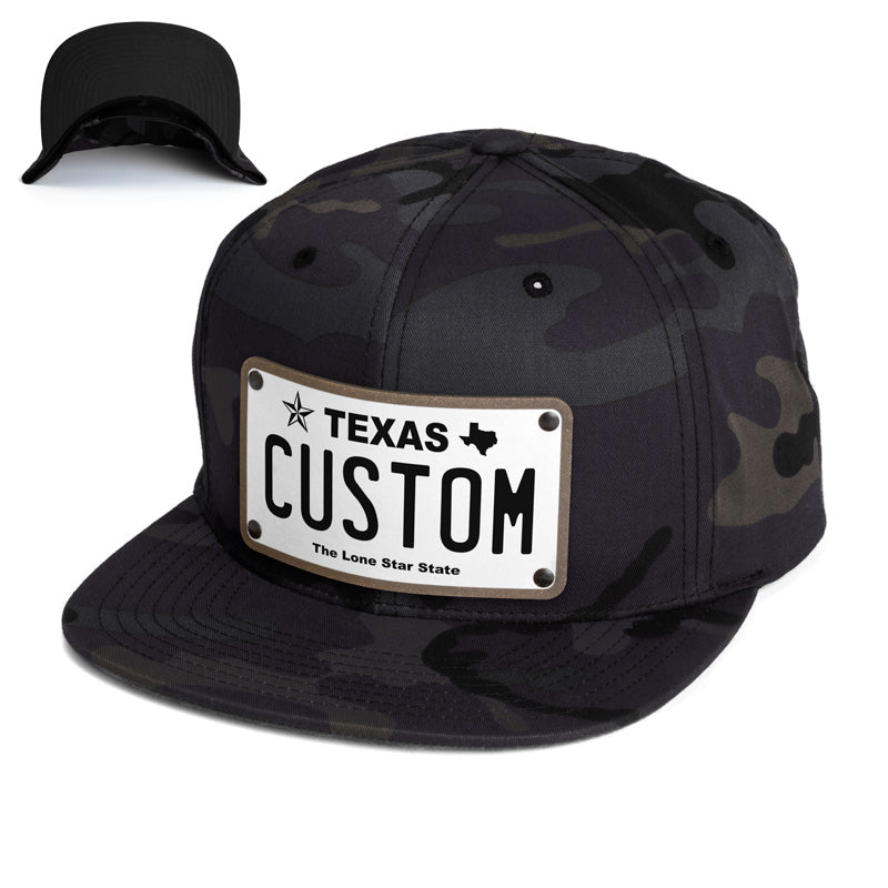 Texas White Plate Hat