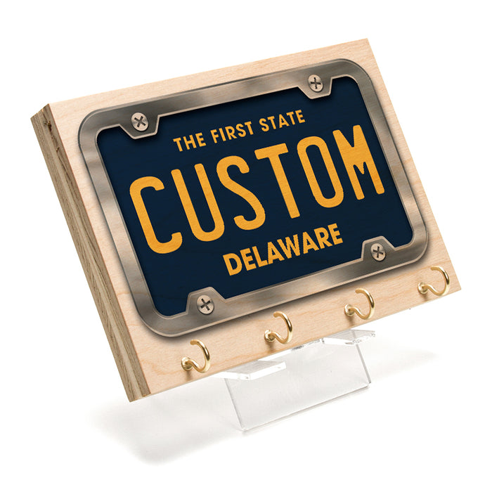 Delaware License Plate Key Rack