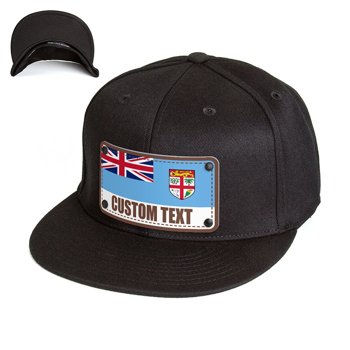 CityLocs Flag Personalized Headwear Fiji Hat | Custom —