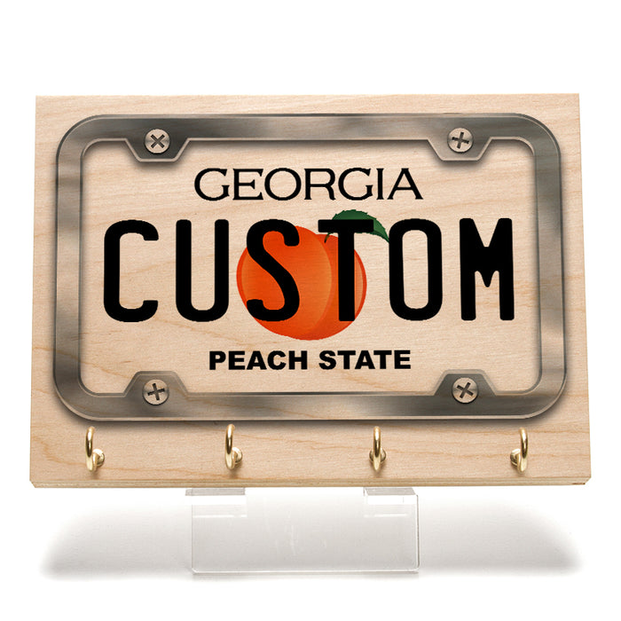 Georgia License Plate Key Rack