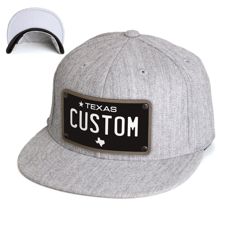 Texas Black Plate Hat