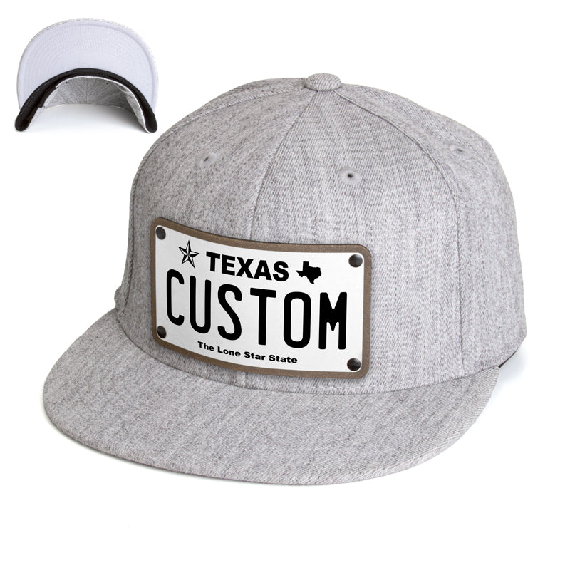 Texas White Plate Hat