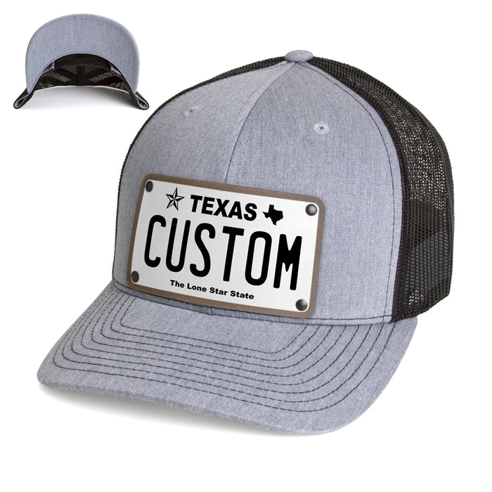 Texas White Plate Hat