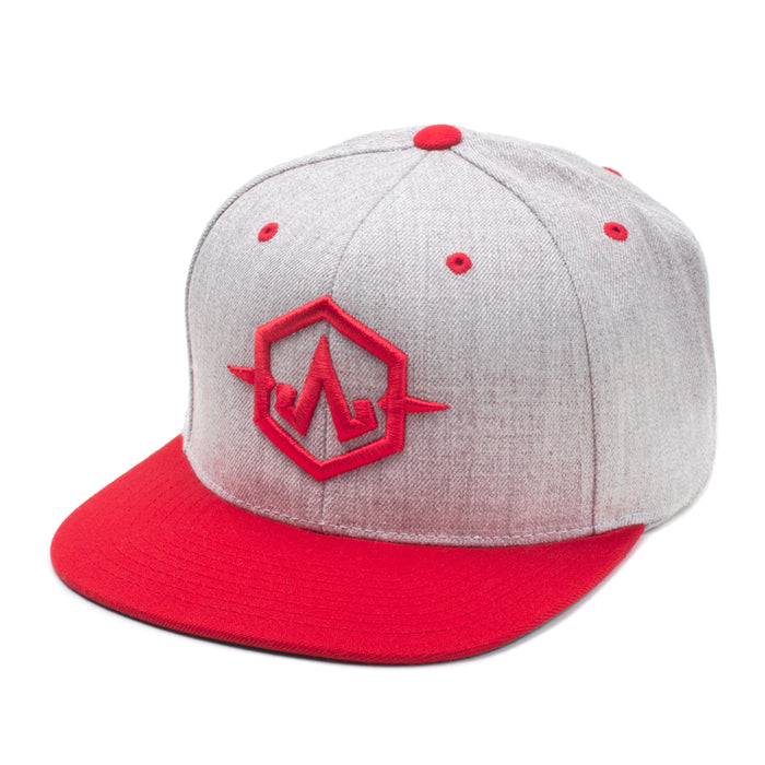 Embroidered Apex Gray/Red