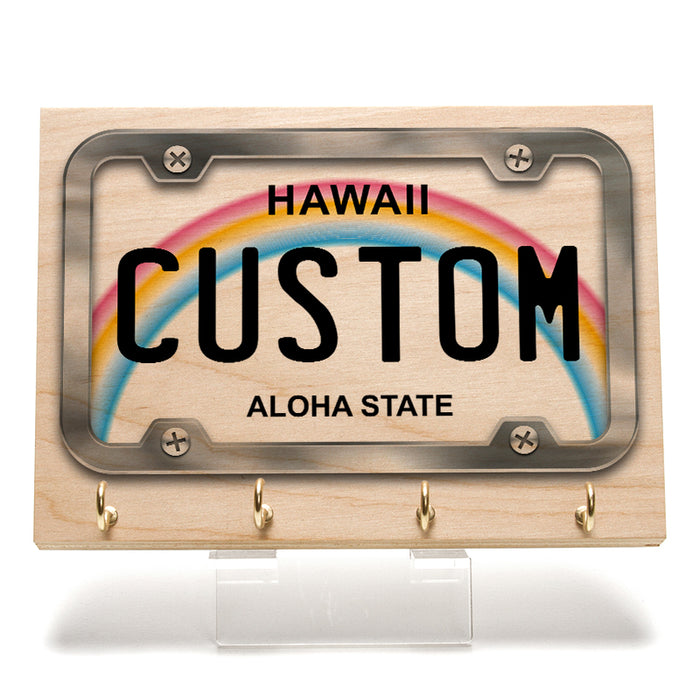 Hawaii License Plate Key Rack