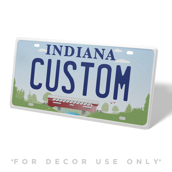 Indiana 2021 Metal License Plate