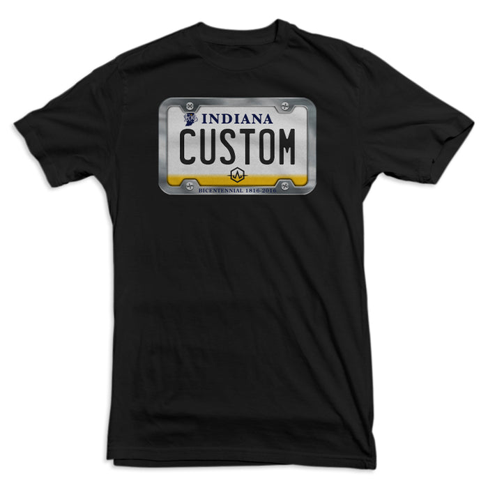 Indiana License Plate Tee