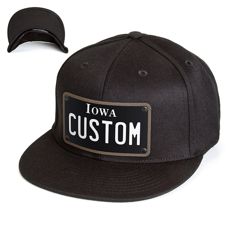 Iowa Black Plate Hat