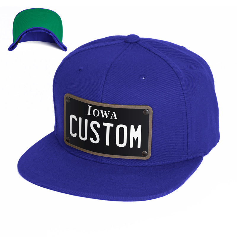 Iowa Black Plate Hat