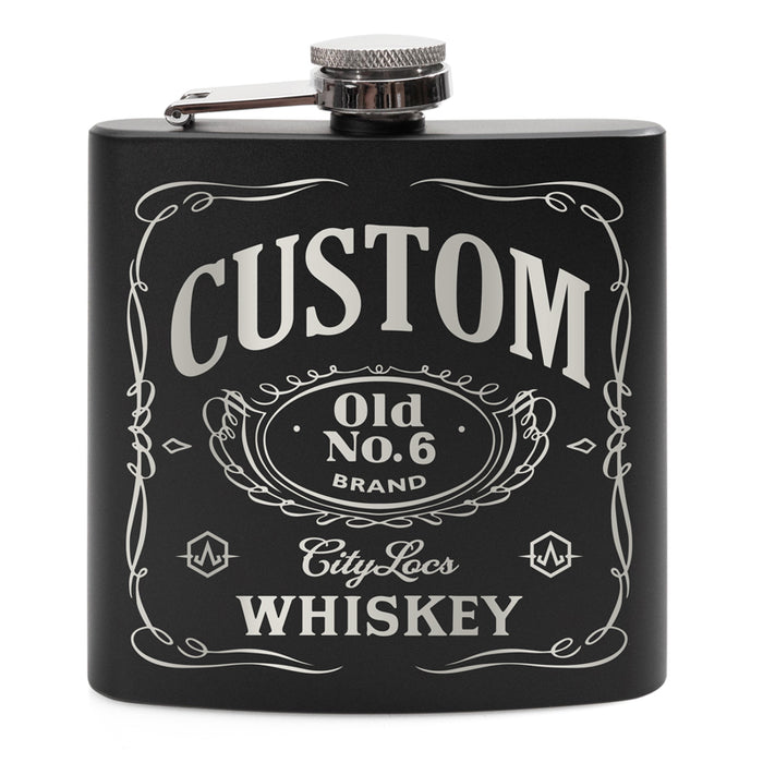 jingyue custom engraved square clear whiskey