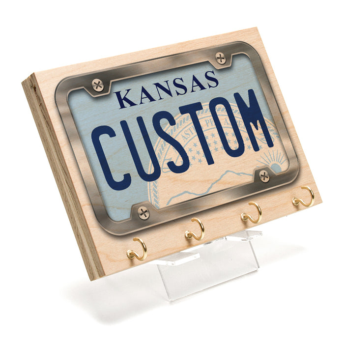Kansas License Plate Key Rack