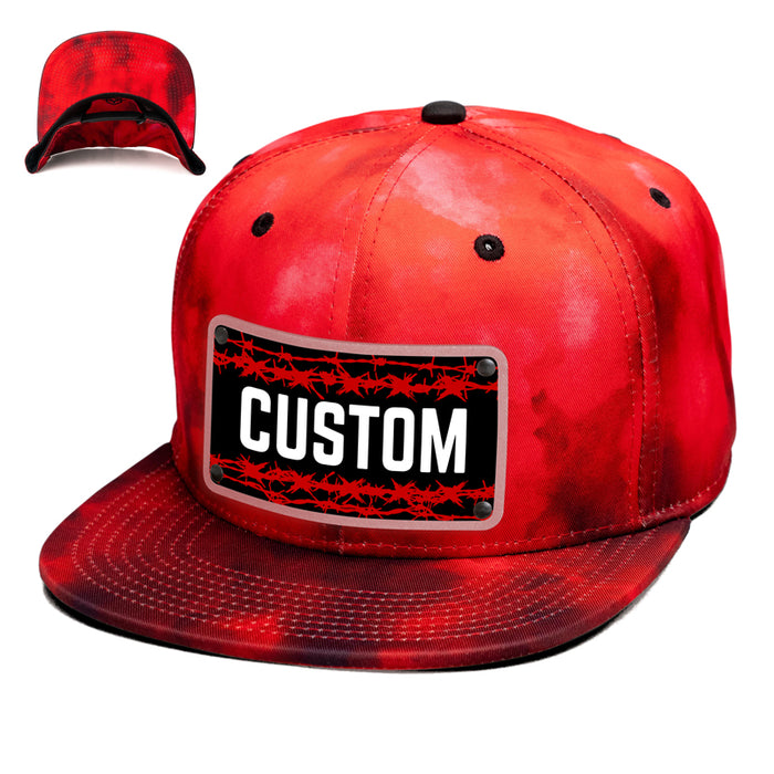 Kaos Red Custom Hat