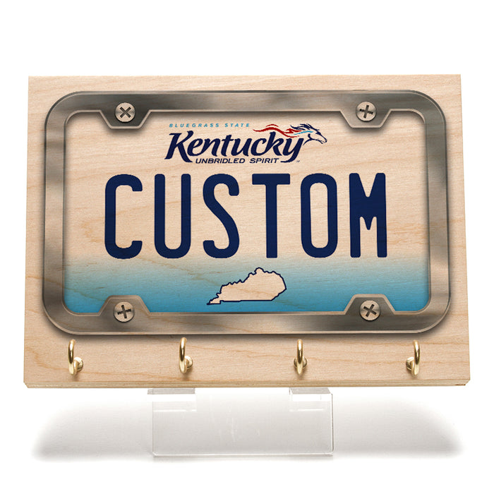 Kentucky License Plate Key Rack