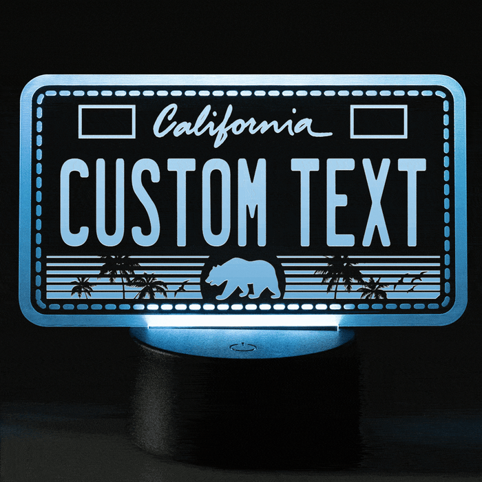 Led California License Plate Lamp
