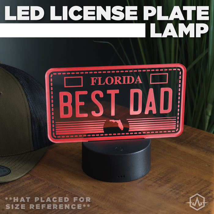 Led Puerto Rico License Plate Lamp