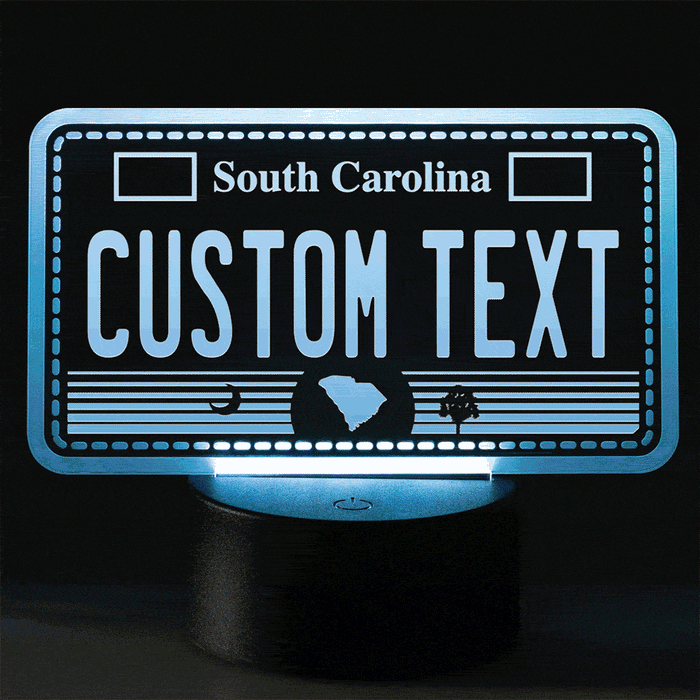 Led South Carolina License Plate Lamp