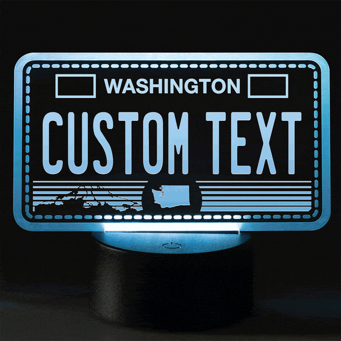 Led Washington License Plate Lamp