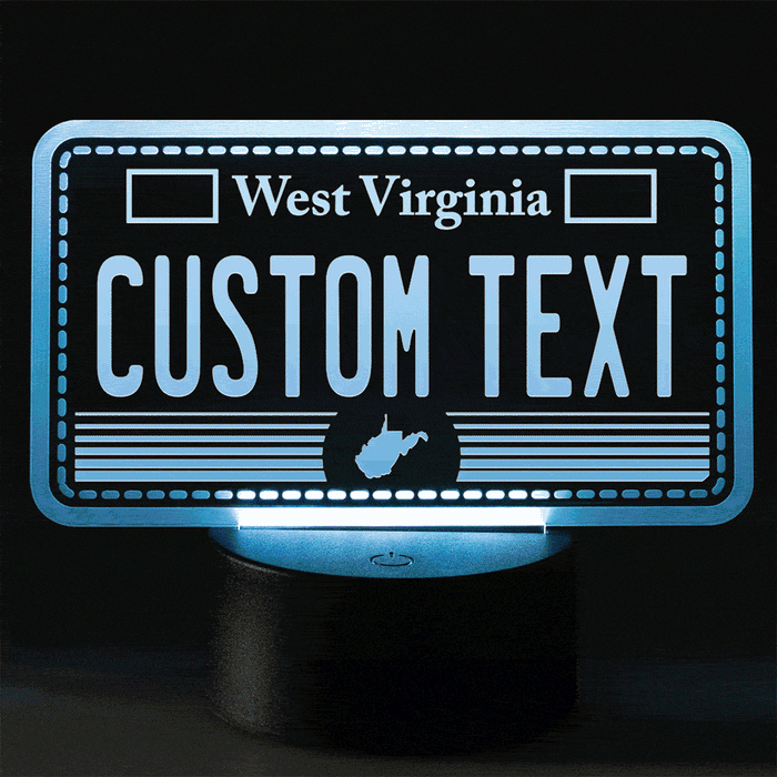 Led West Virginia License Plate Lamp