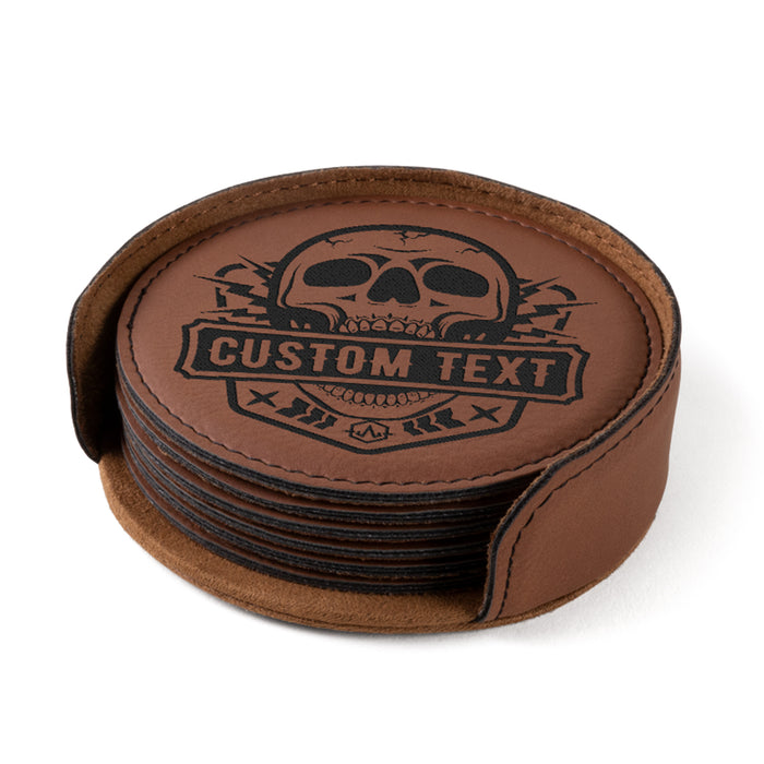 Leatherette Coaster - Crusher Custom