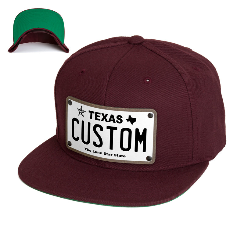 Texas White Plate Hat