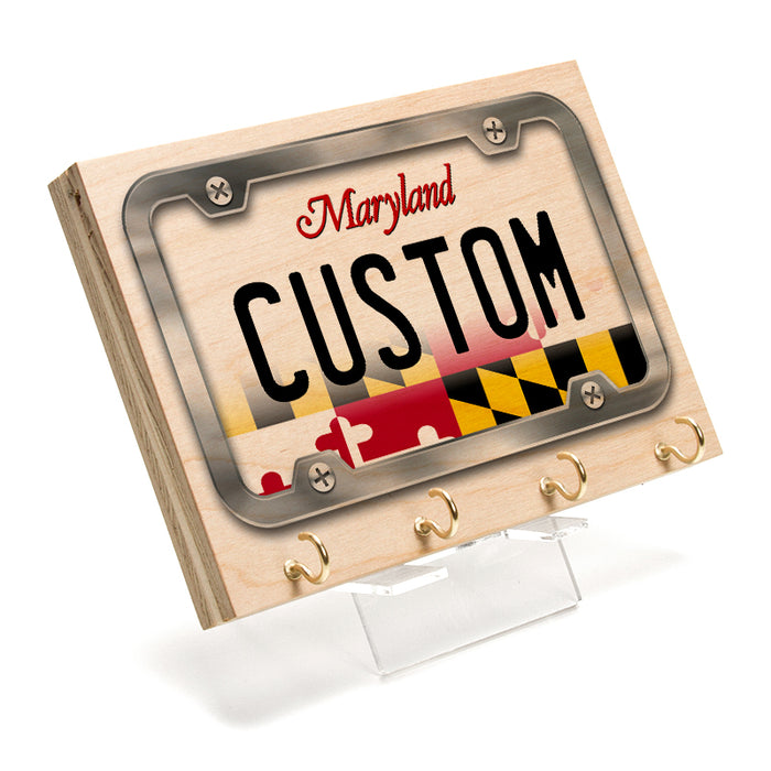 Maryland License Plate Key Rack