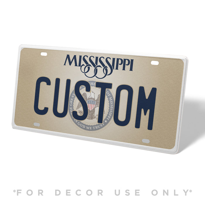 Mississippi 2021 Metal License Plate