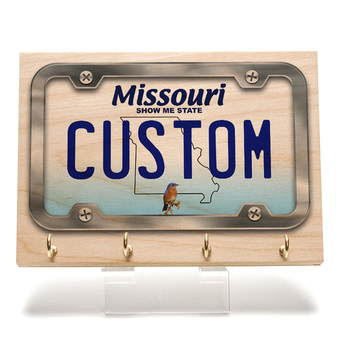 Missouri License Plate Key Rack
