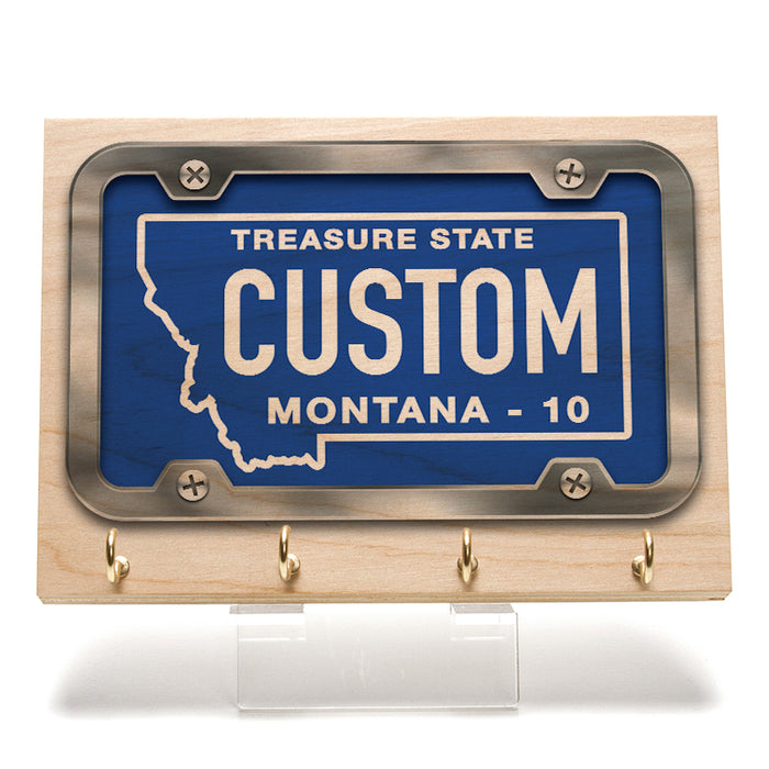 Montana License Plate Key Rack