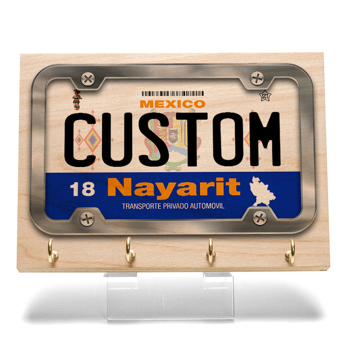 Nayarit License Plate Key Rack