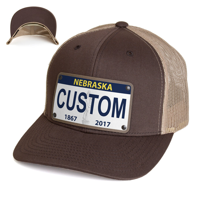 Nebraska Plate Hat