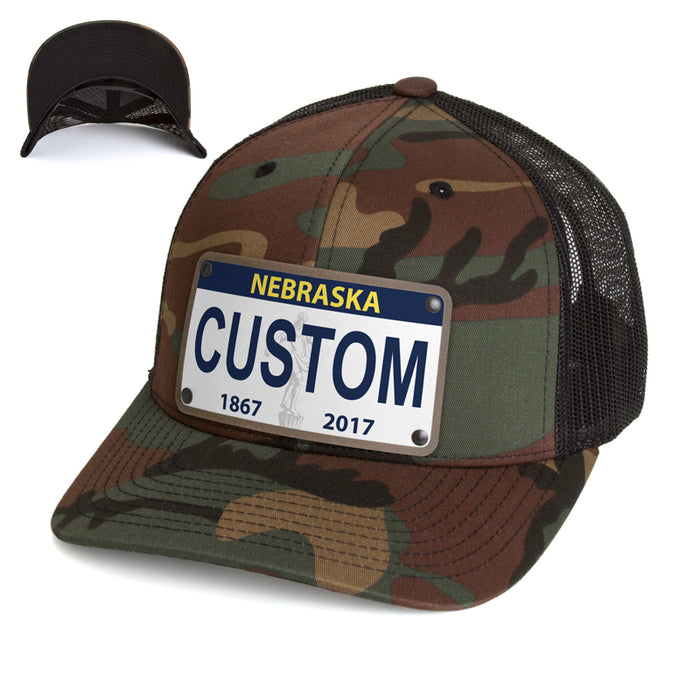 Nebraska Plate Hat