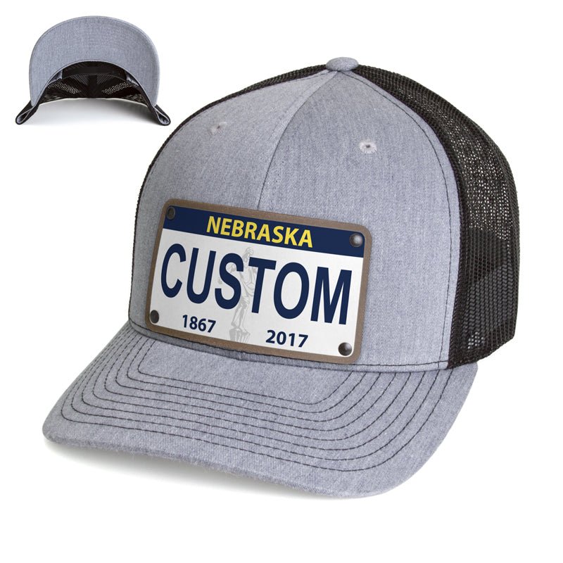 Nebraska Plate Hat