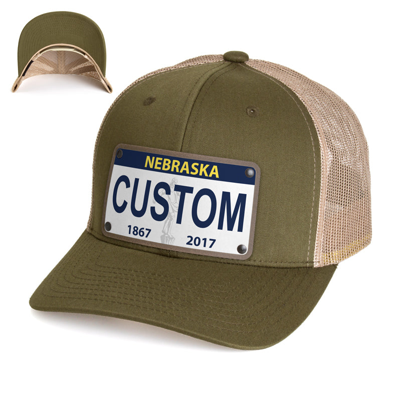 Nebraska Plate Hat