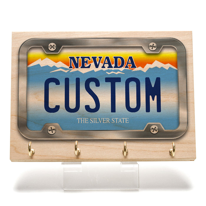 Nevada License Plate Key Rack