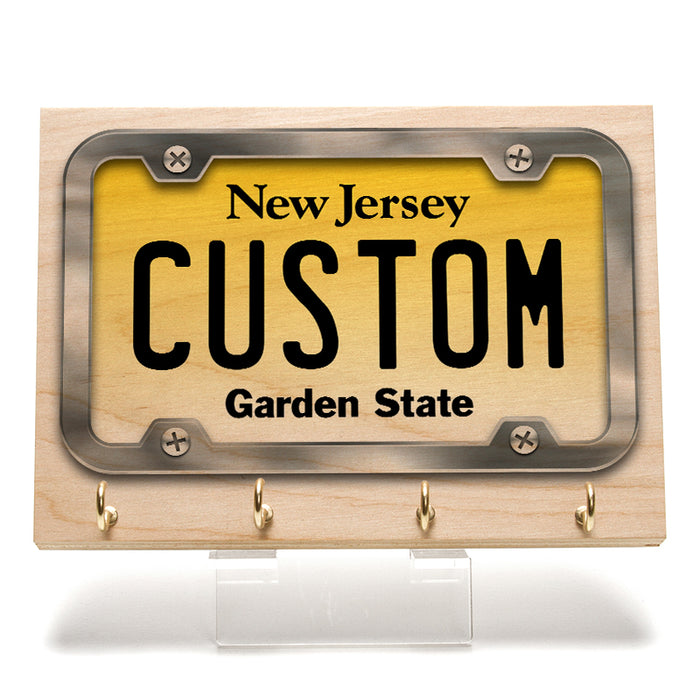 New Jersey License Plate Key Rack