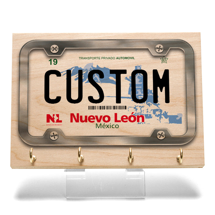 Nuevo Leon License Plate Key Rack