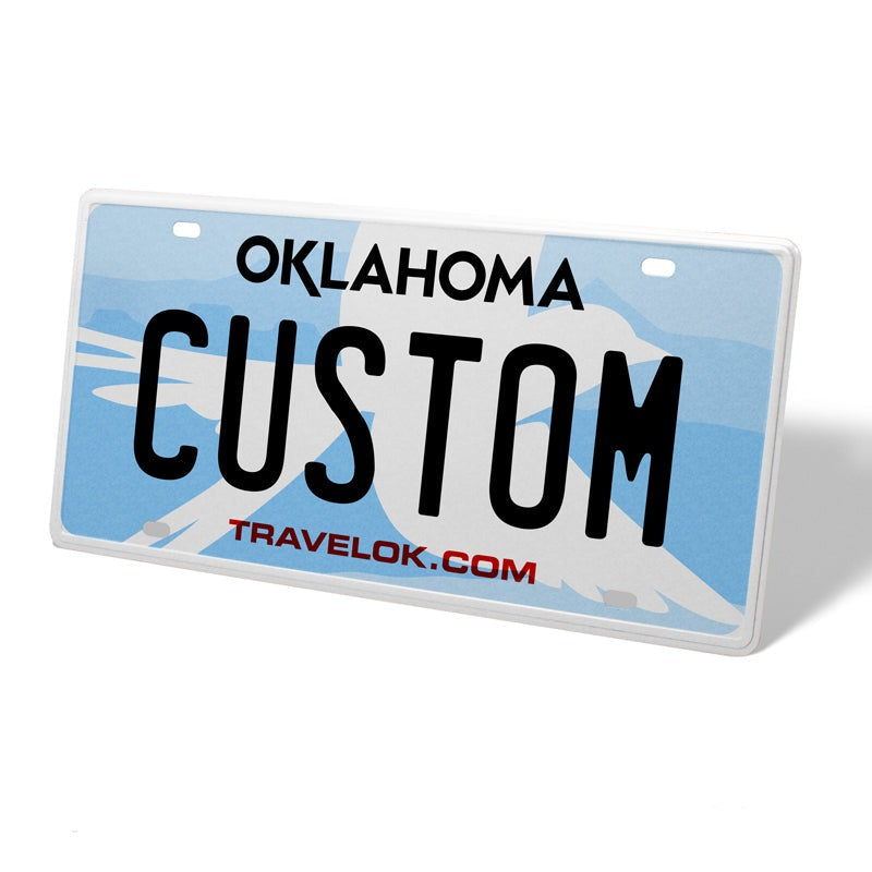 Custom Oklahoma 2021 Replica License Plate — CityLocs