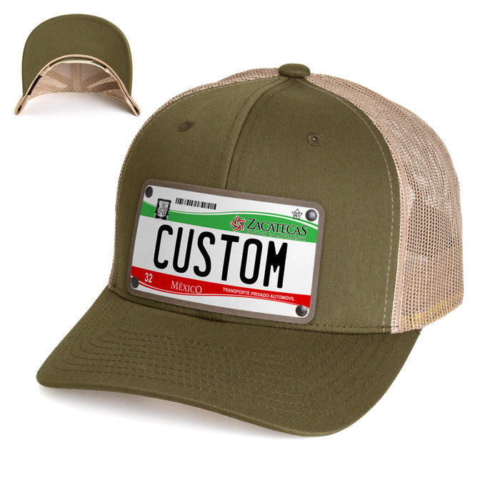 Zacatecas License Plate Hat