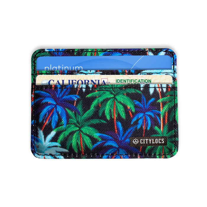 Palm Tree Canvas Wallet