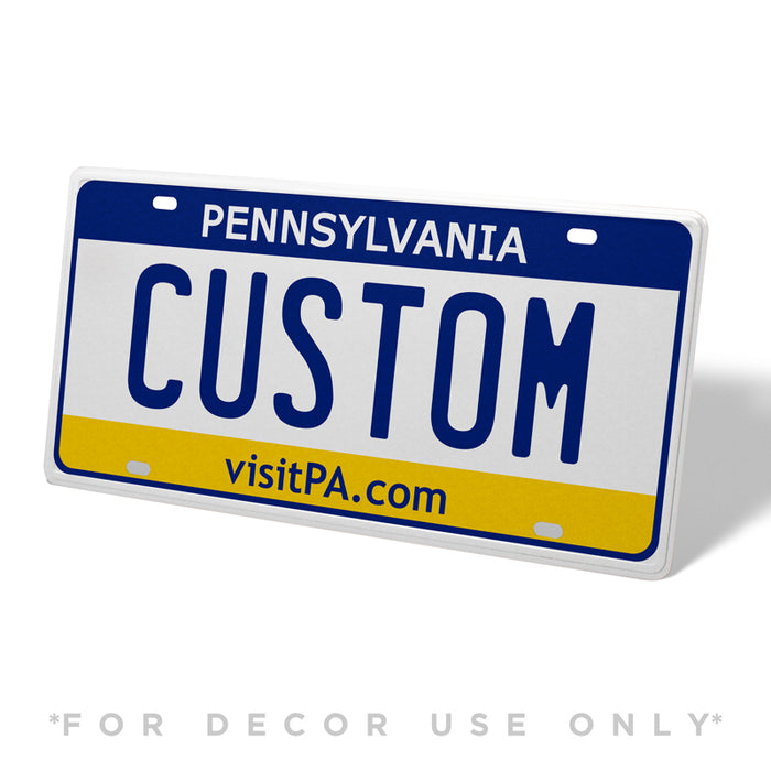Pennsylvania Metal License Plate
