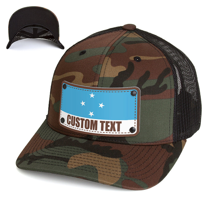 Pohnpei FSM Flag Hat