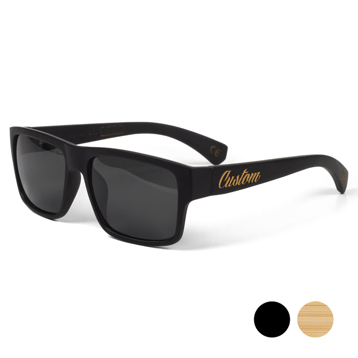 Custom Printed Wooden Bamboo Sunglasses | Promotional Product Inc.