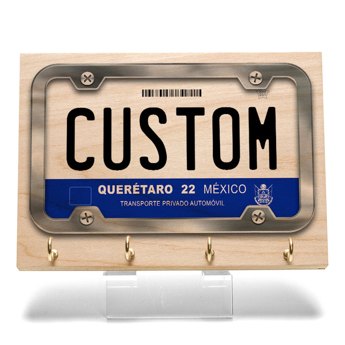 Queretaro License Plate Key Rack
