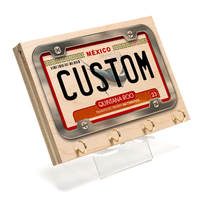 Quintana Roo License Plate Key Rack