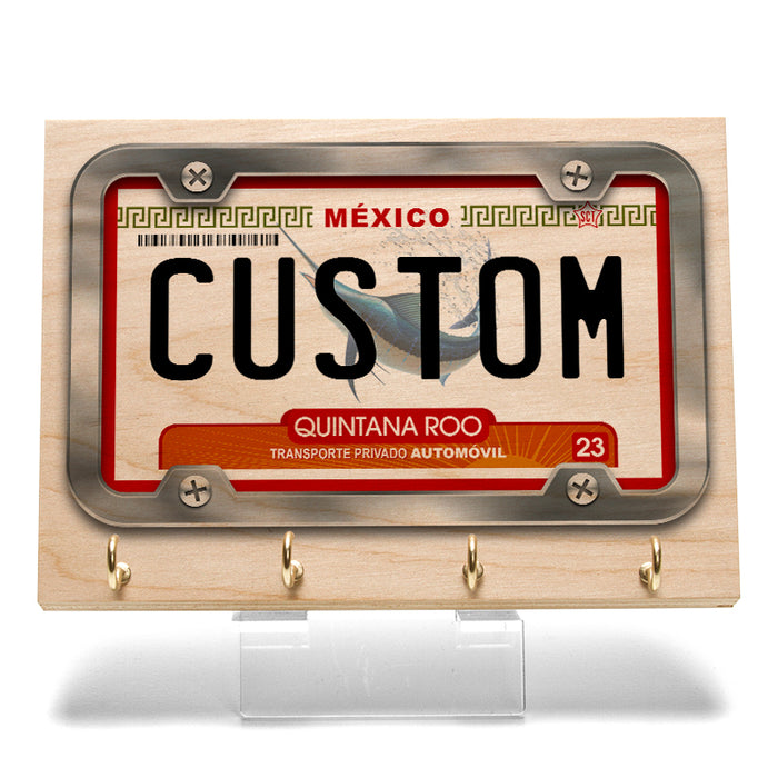 Quintana Roo License Plate Key Rack
