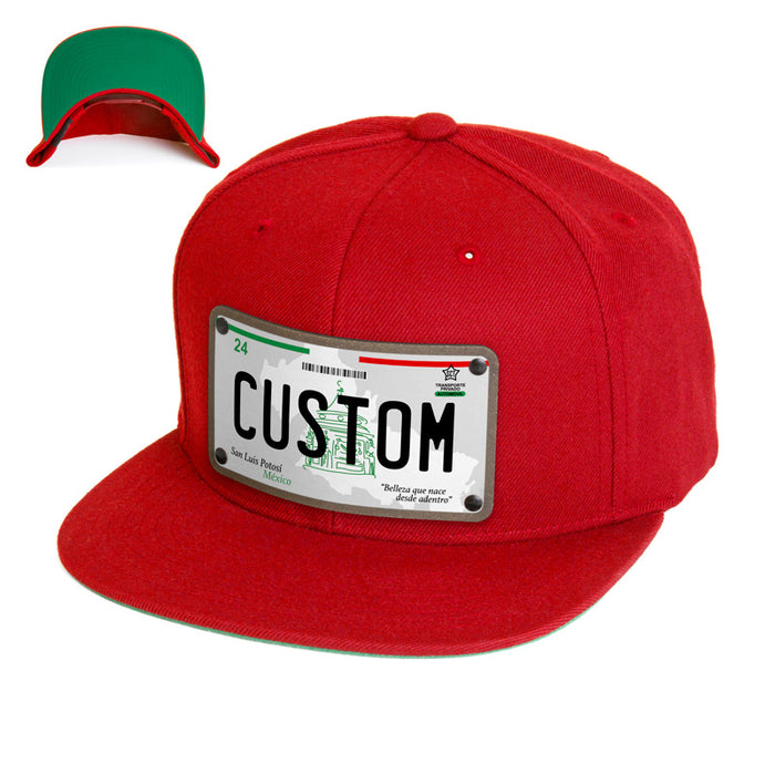 Custom San Luis Potosí License CityLocs Hat: — Pride! Plate Your Show