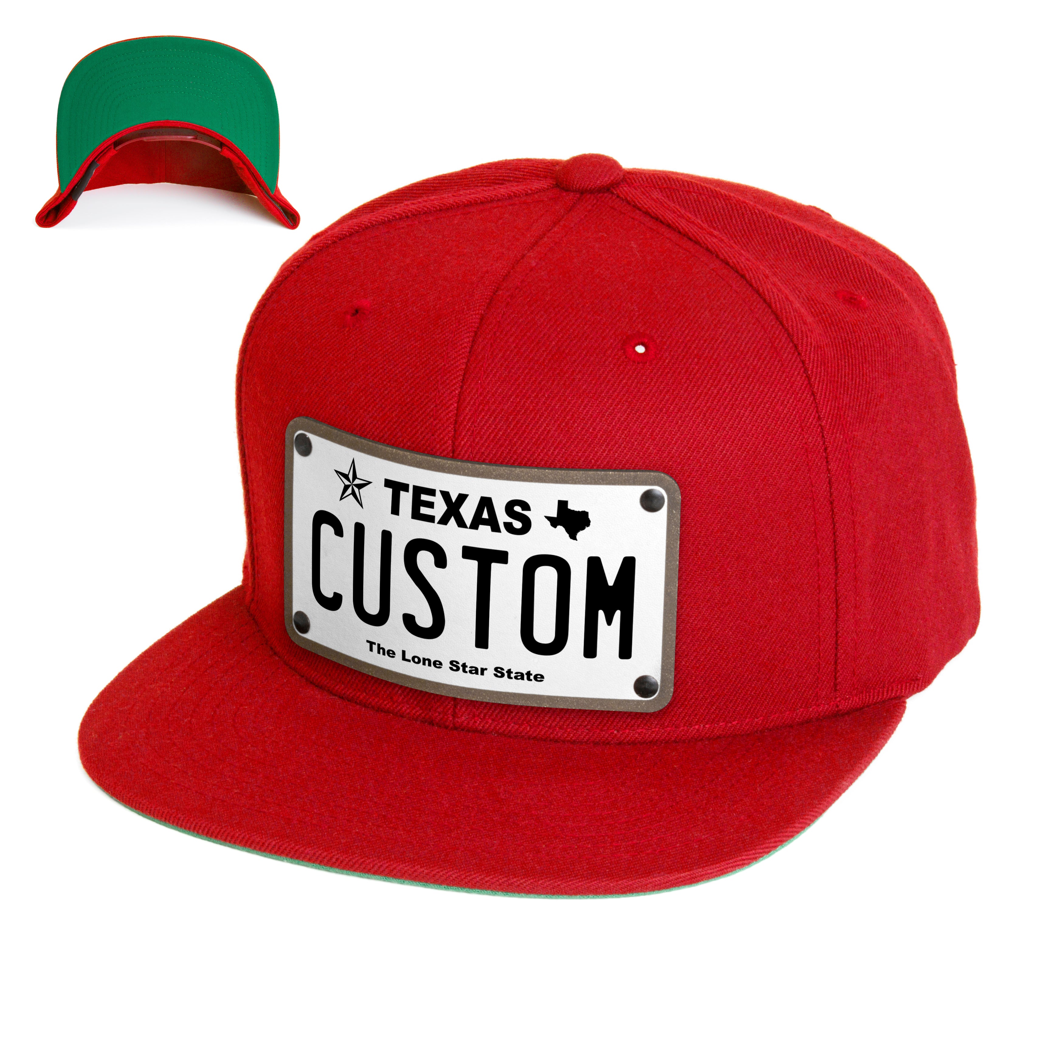 Texas White Plate Hat