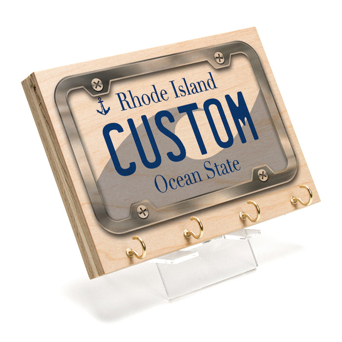Rhode Island License Plate Key Rack