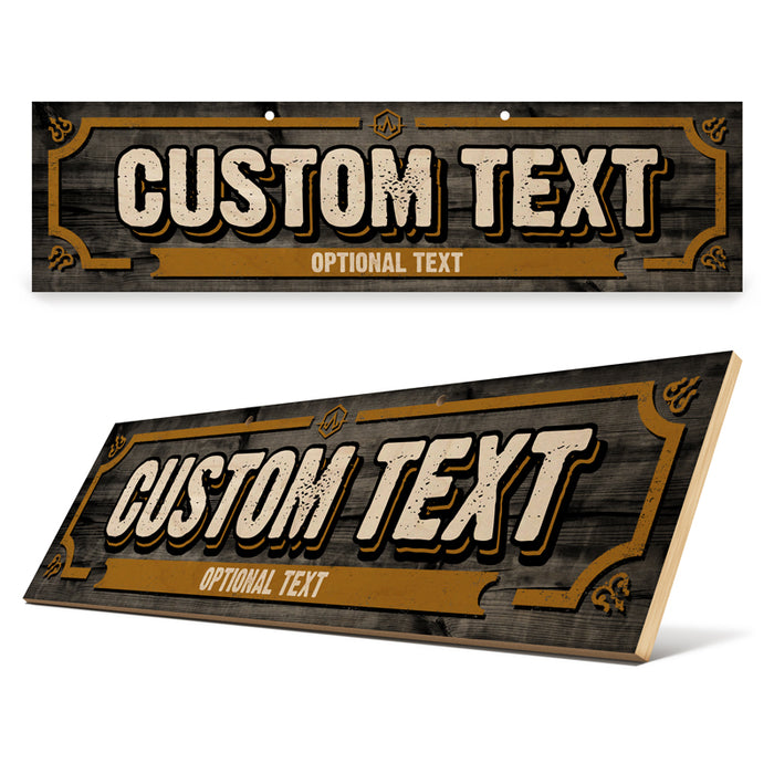 Rustic Wood sign Custom