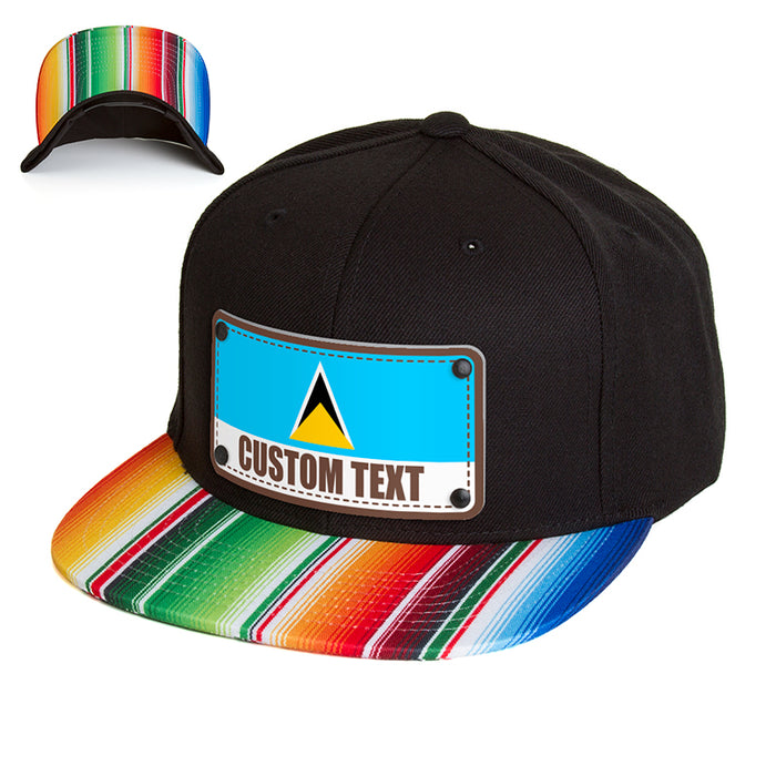Saint Lucia Flag Hat